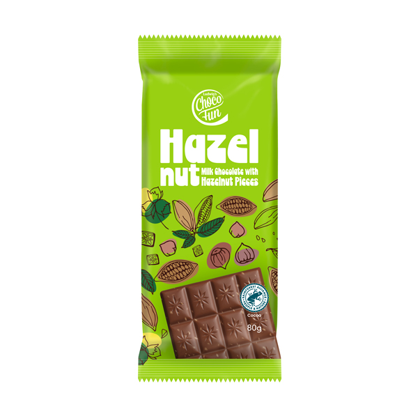 チョコファン ミルクチョコレート ヘーゼルナッツ