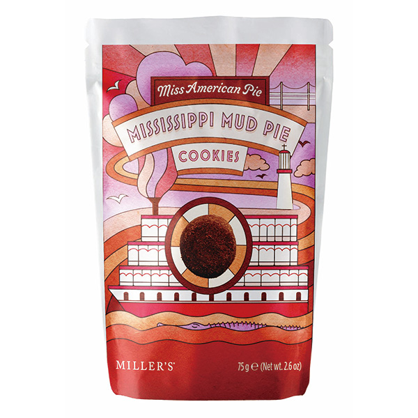 ミラーズ ミスアメリカンパイ ミシシッピーマッドパイ クッキー 75g